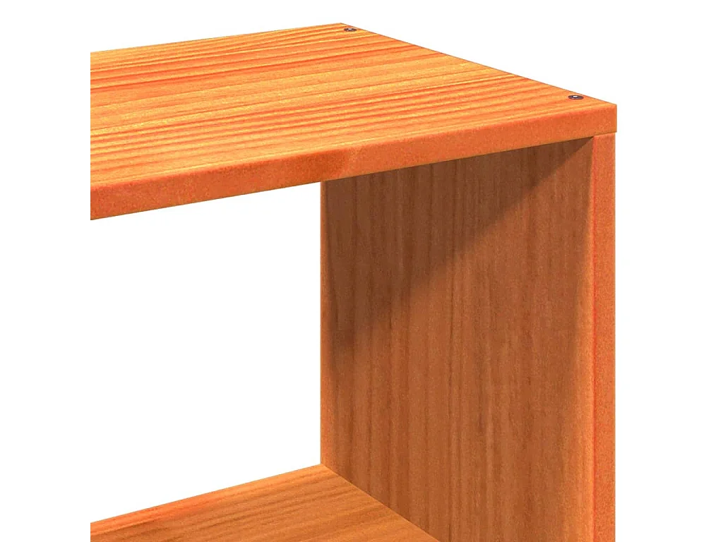 Estructura de cama sin colchón madera maciza marrón 90x190 cm