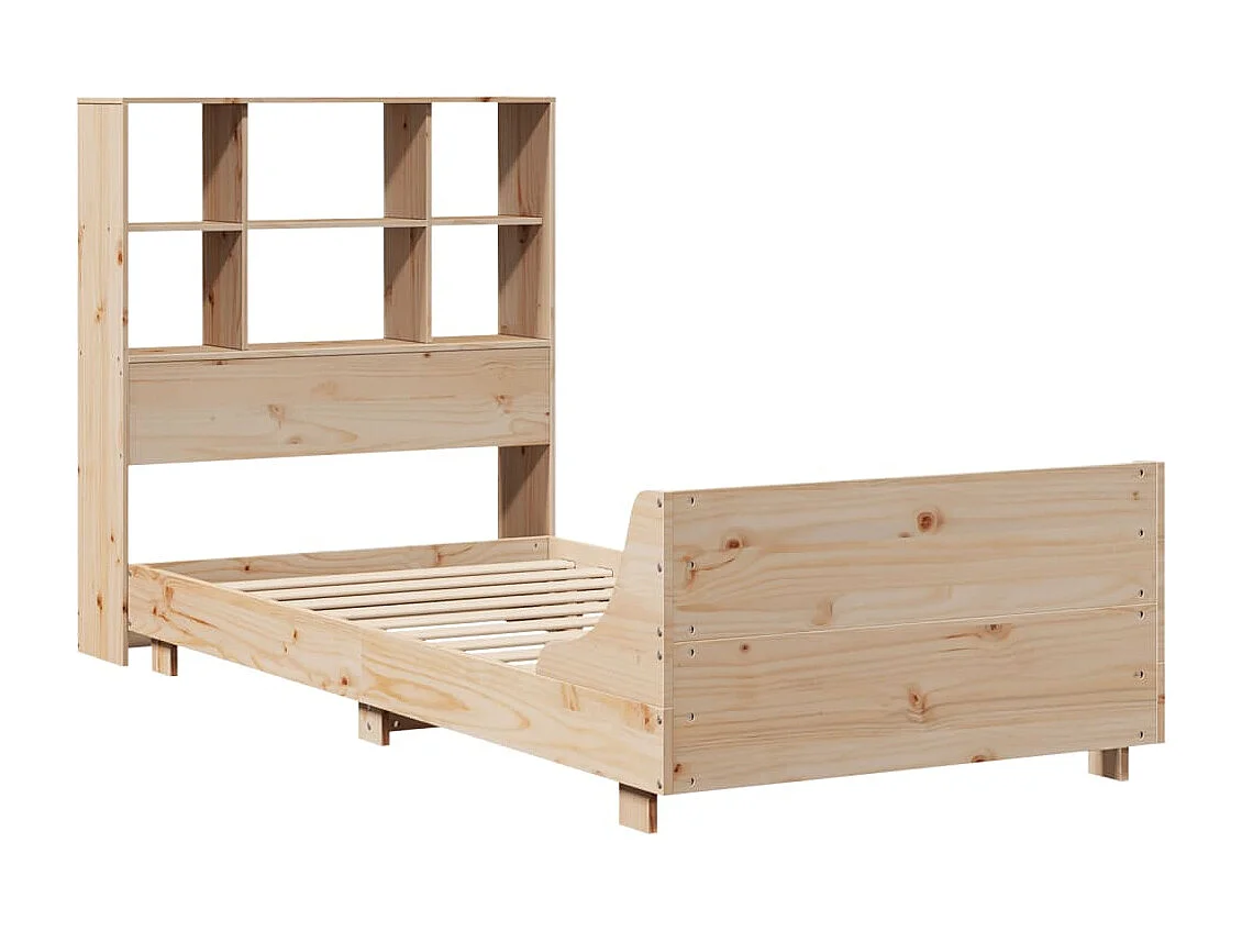 Cadre de lit sans matelas 100x200 cm bois massif de pin