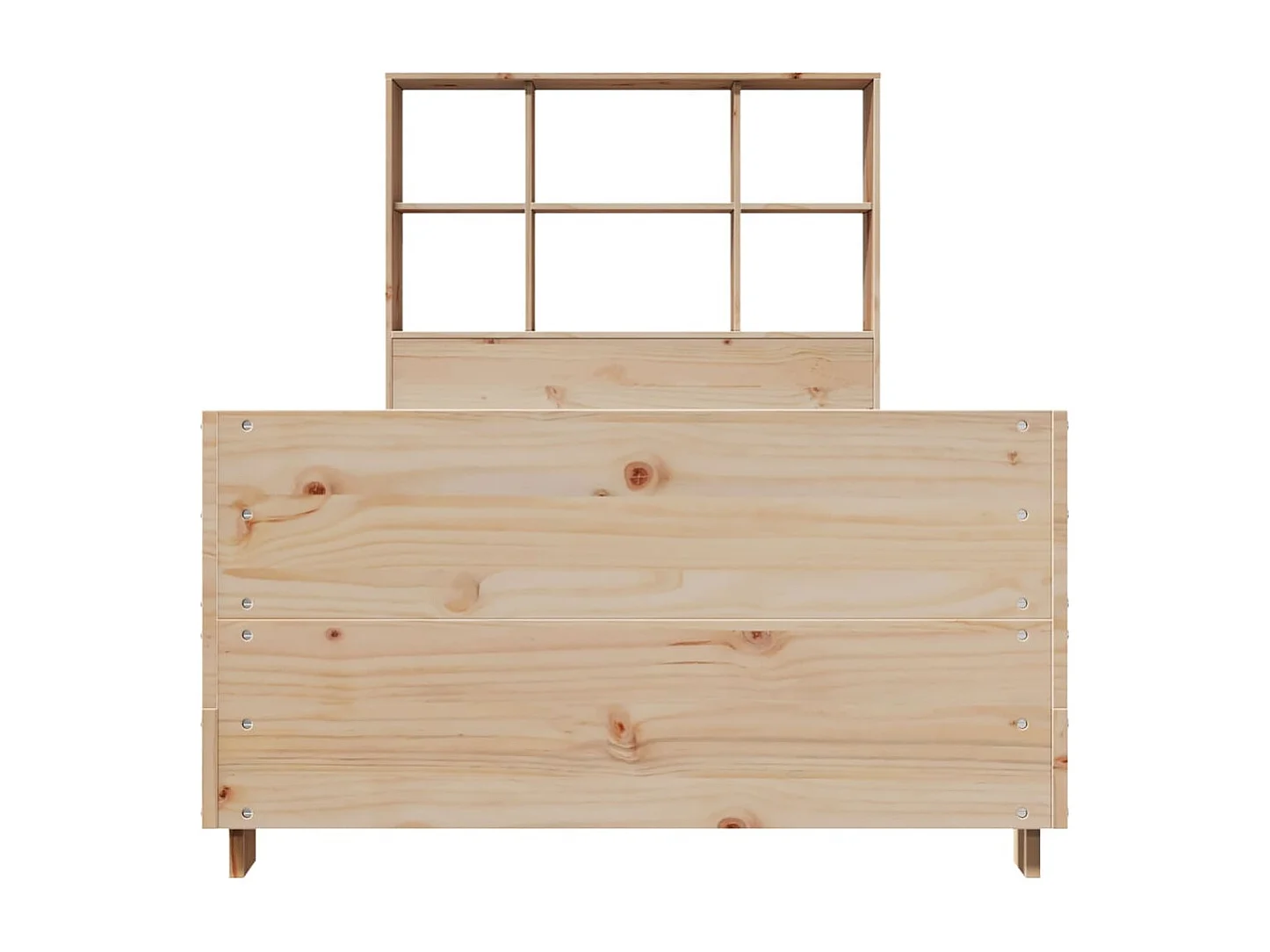 Cadre de lit sans matelas 100x200 cm bois massif de pin