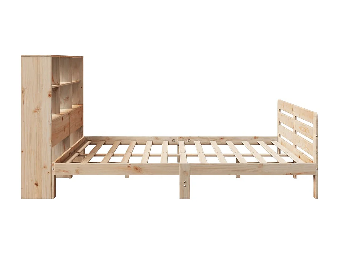 Cadre de lit sans matelas 180x200 cm bois massif de pin