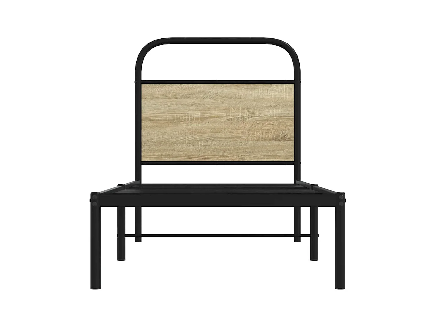 Estrutura cama s/ colchão derivados de madeira carvalho sonoma