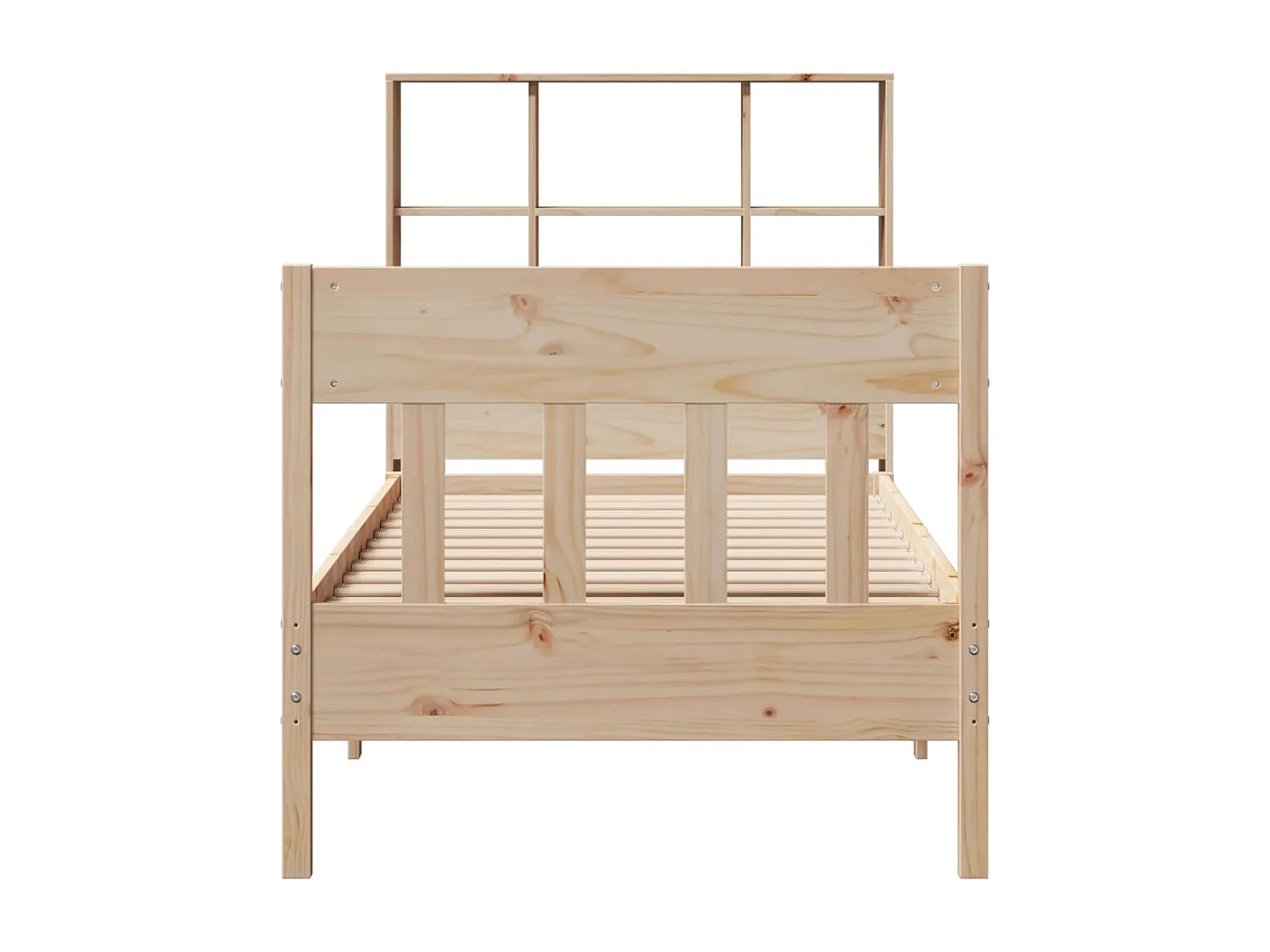 Cadre de lit sans matelas 100x200 cm bois massif de pin