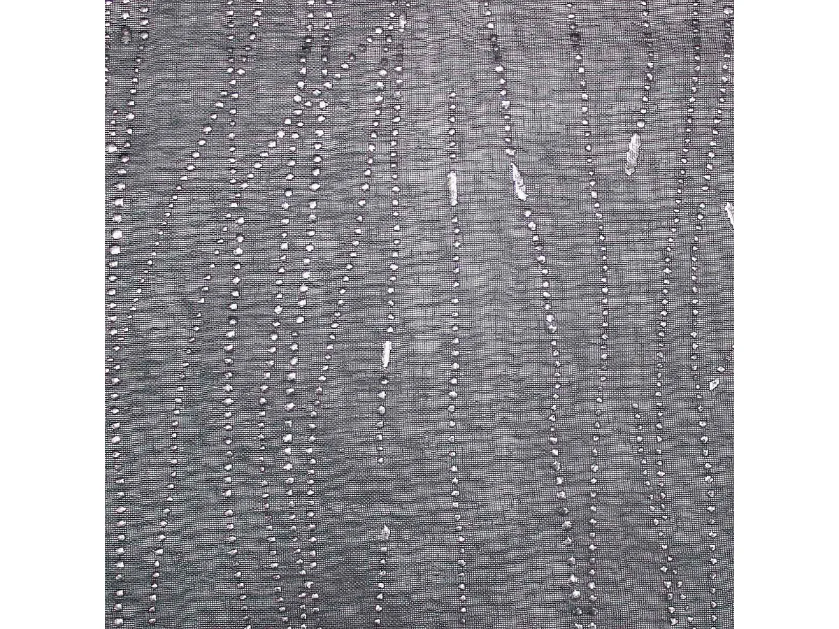 Rideau Voilage à Œillets "Filiane" 140x180cm Anthracite