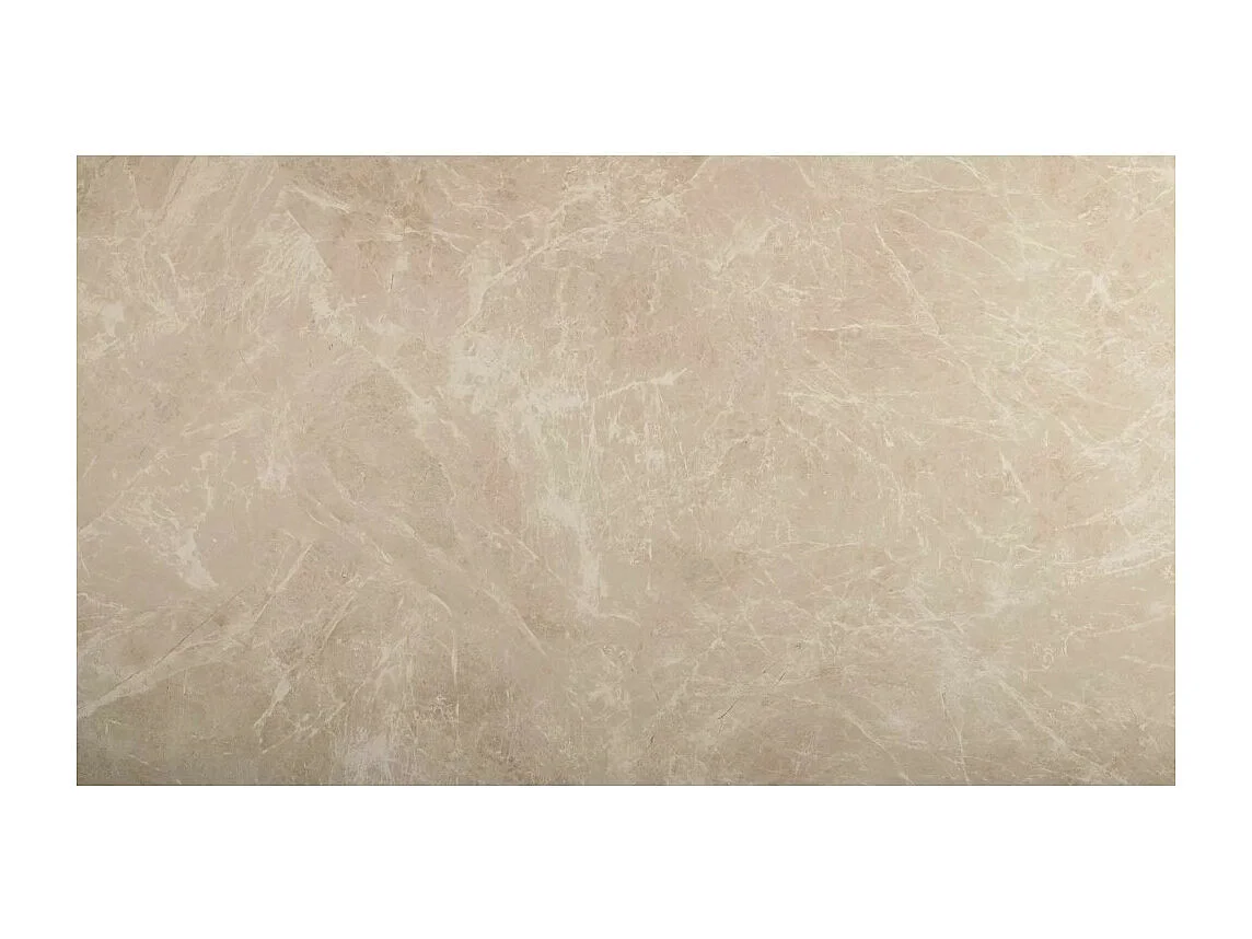 Tavolo da pranzo allungabile di design Diamond Cream Holly con piano in ceramica