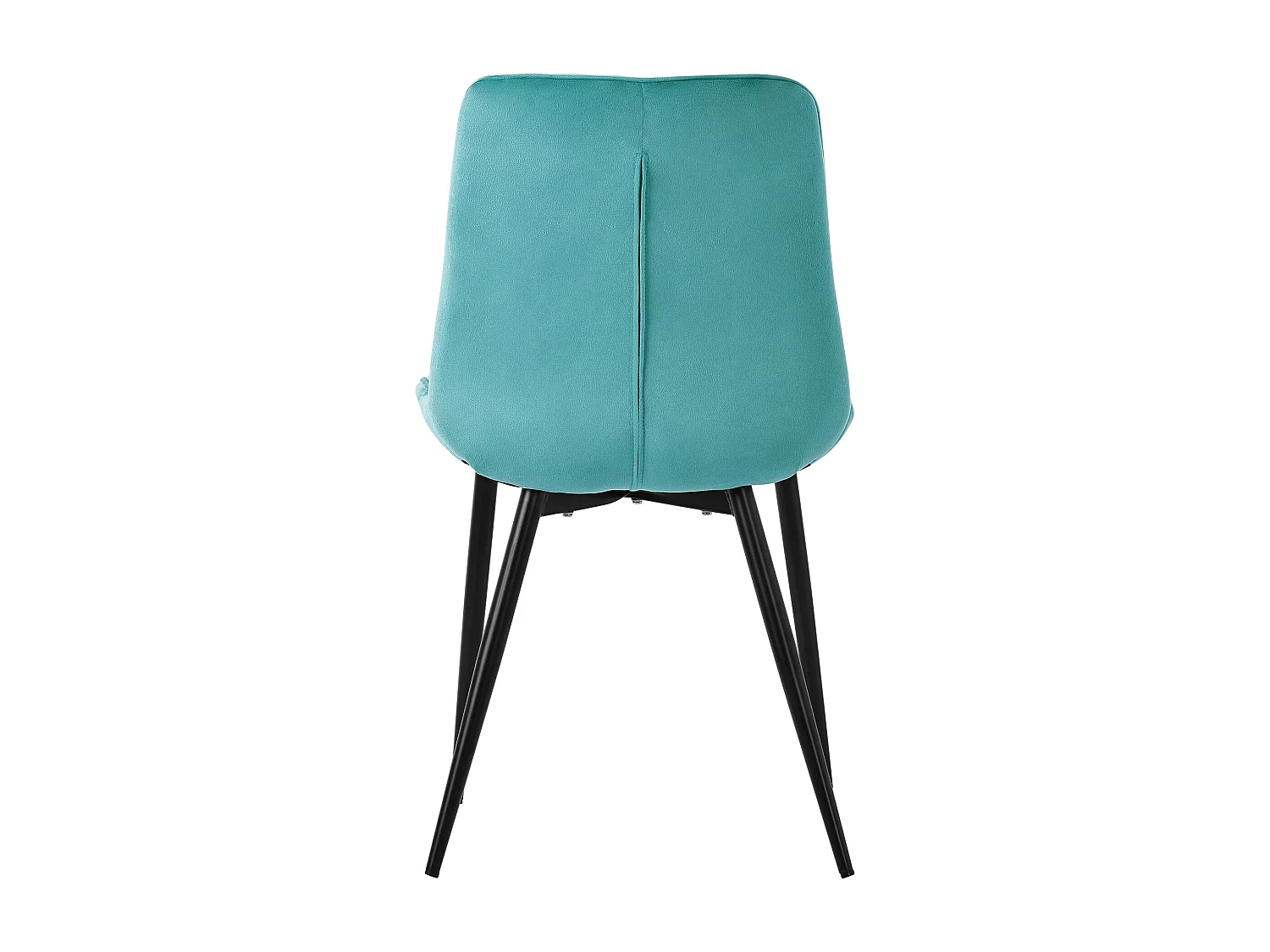 Lot de 6 chaises de salle à manger cuisine salon rembourrées en velours pétrole