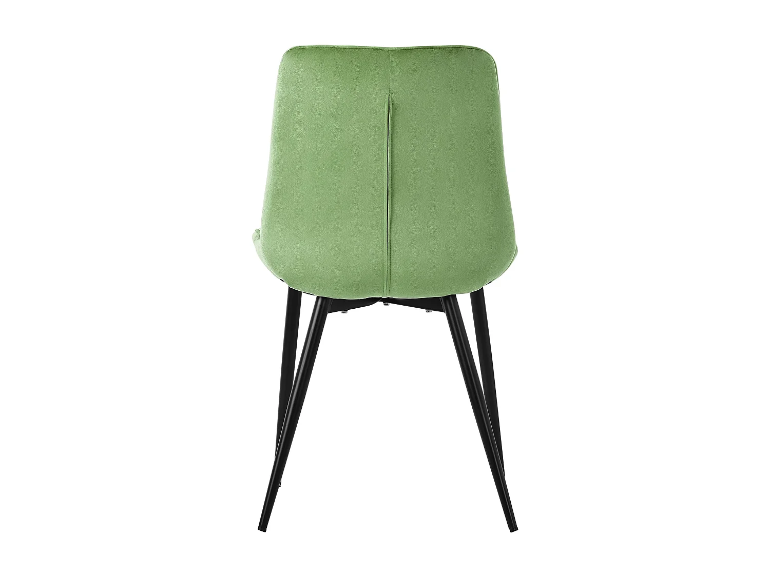 Lot de 6 chaises de salle à manger cuisine salon rembourrées en velours sauge