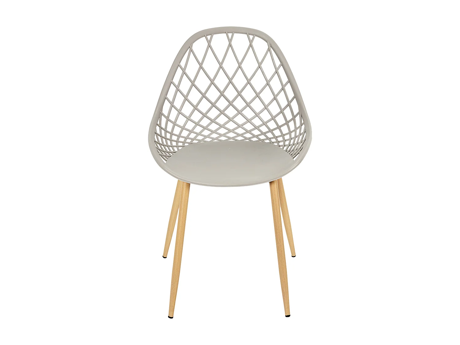 Chaise Exterieur Malaga Taupe - Lot De 4 Gris