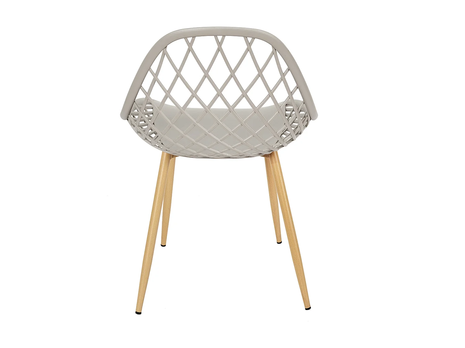 Chaise Exterieur Malaga Taupe - Lot De 4 Gris