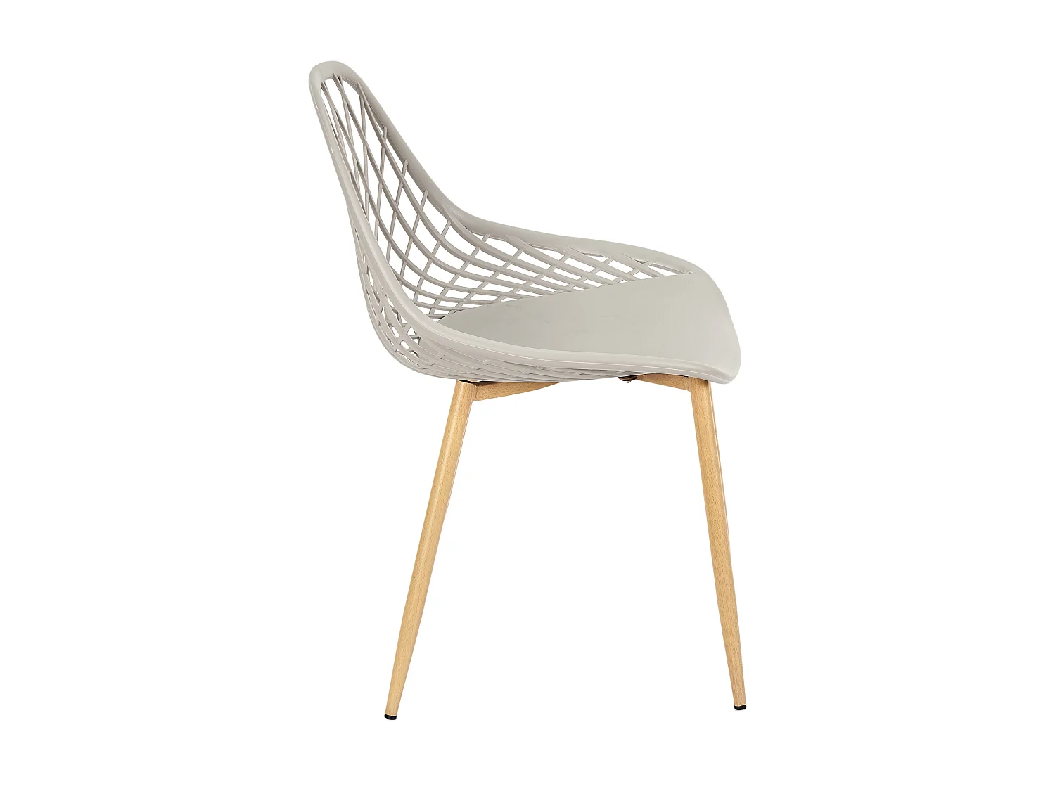 Chaise Exterieur Malaga Taupe - Lot De 4 Gris