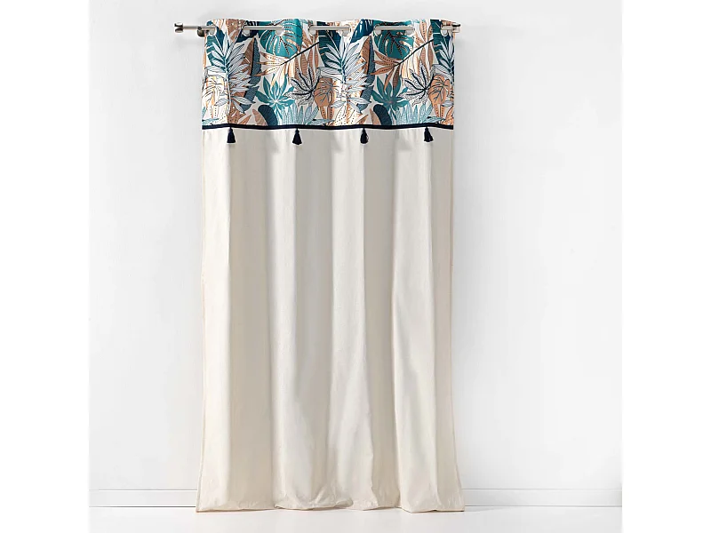 Top-Vorhang mit exotischem Druck 140 x 240 cm