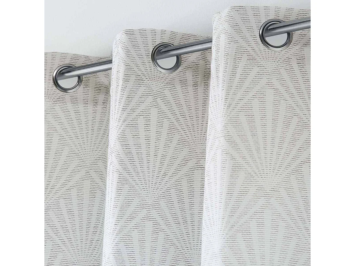 Rideau à Œillets "Lonae" 140x260cm Blanc
