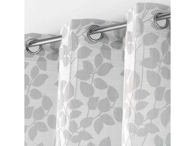 Rideau à Œillets "Valeriane" 140x260cm Gris