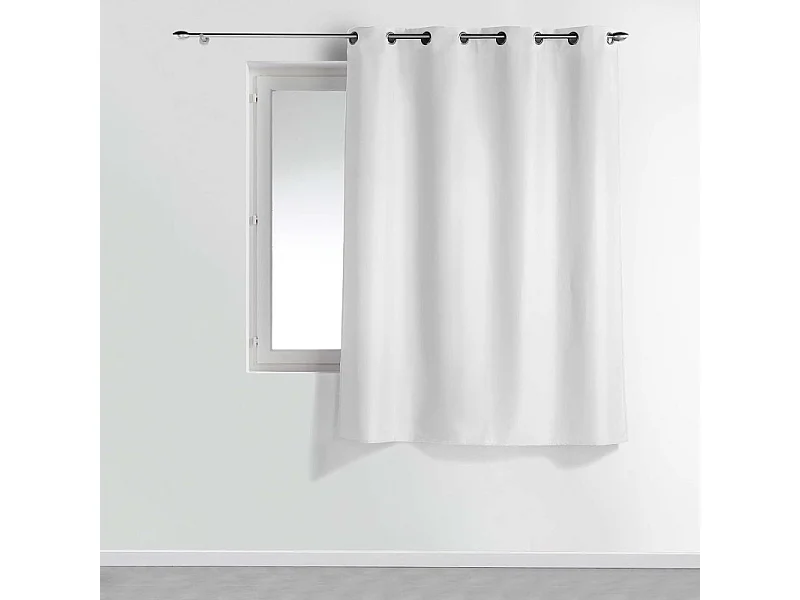 Rideau à Oeillets "Essentiel" 140x180cm Blanc