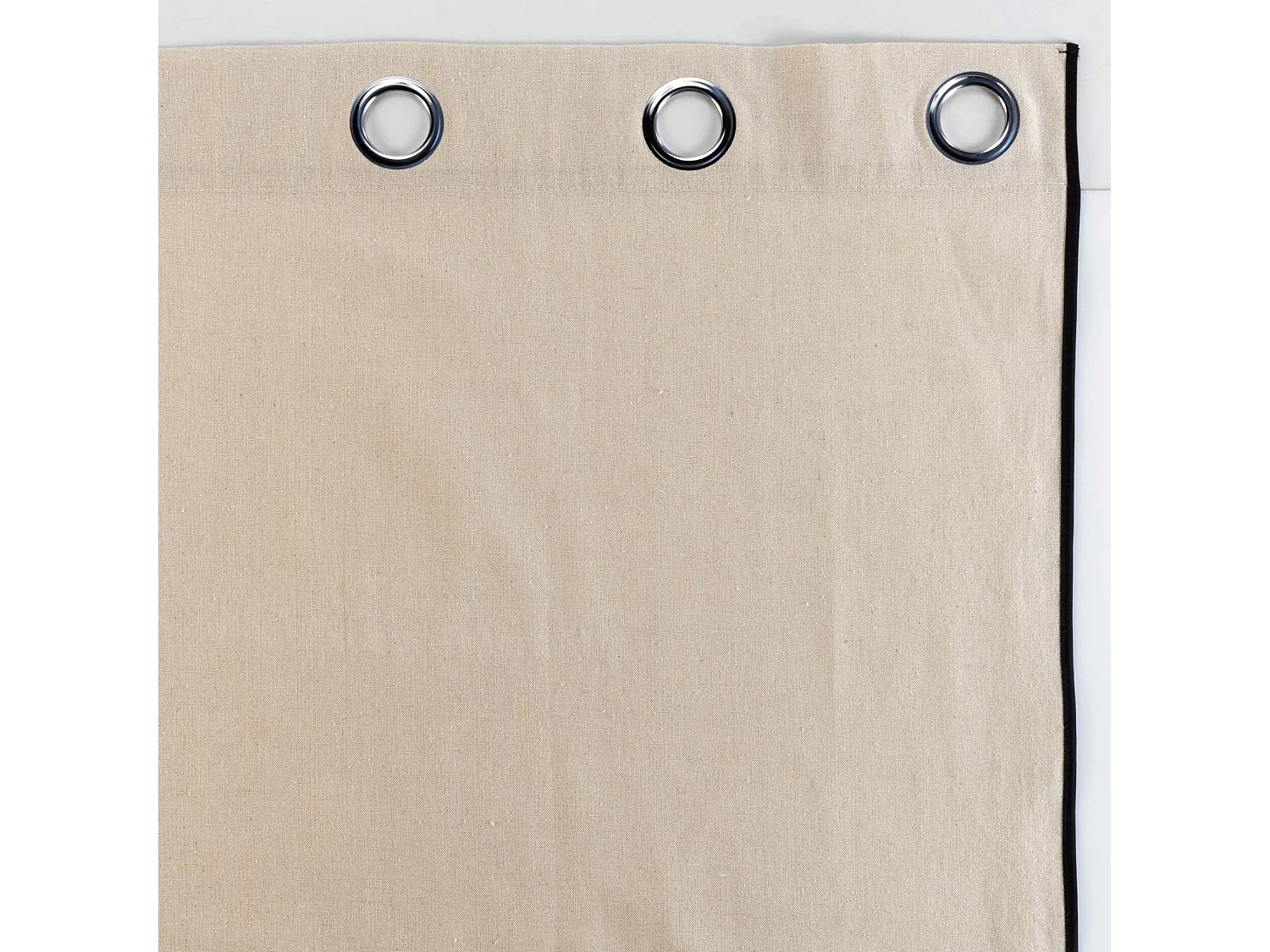 Rideau à Œillets Uni "Capria" 140x240cm Naturel