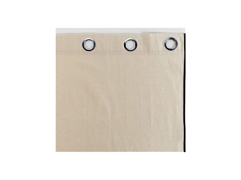 Rideau à Œillets Uni "Capria" 140x240cm Naturel