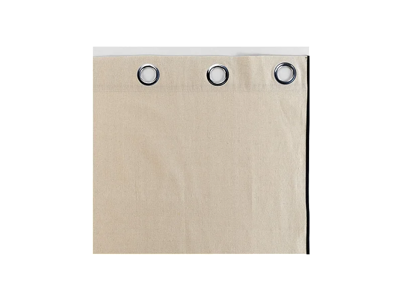 Rideau à Œillets Uni "Capria" 140x240cm Naturel