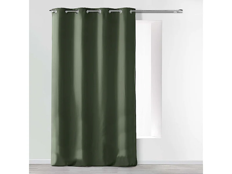 Rideau à Œillets "Absolu" 140x280cm Kaki