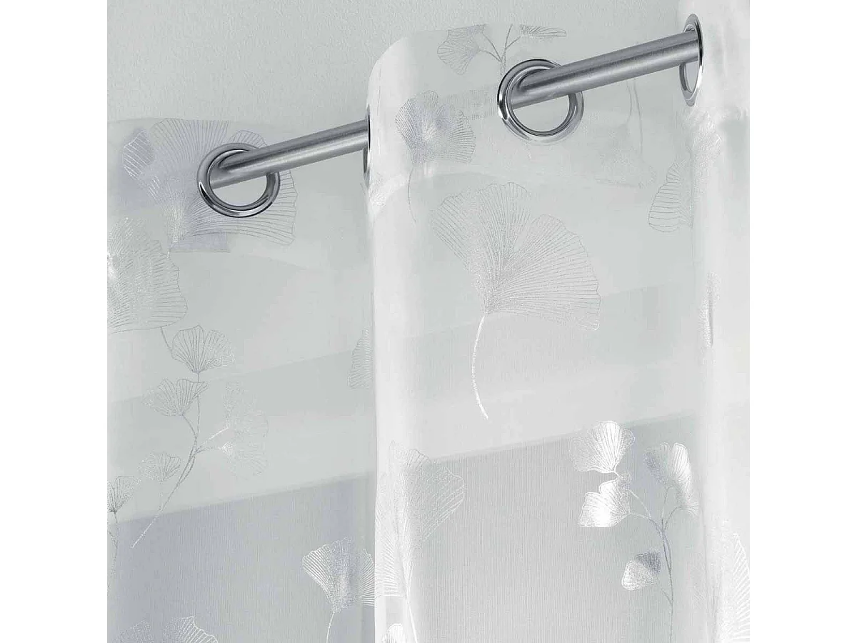 Vorhang mit Metallic-Druck