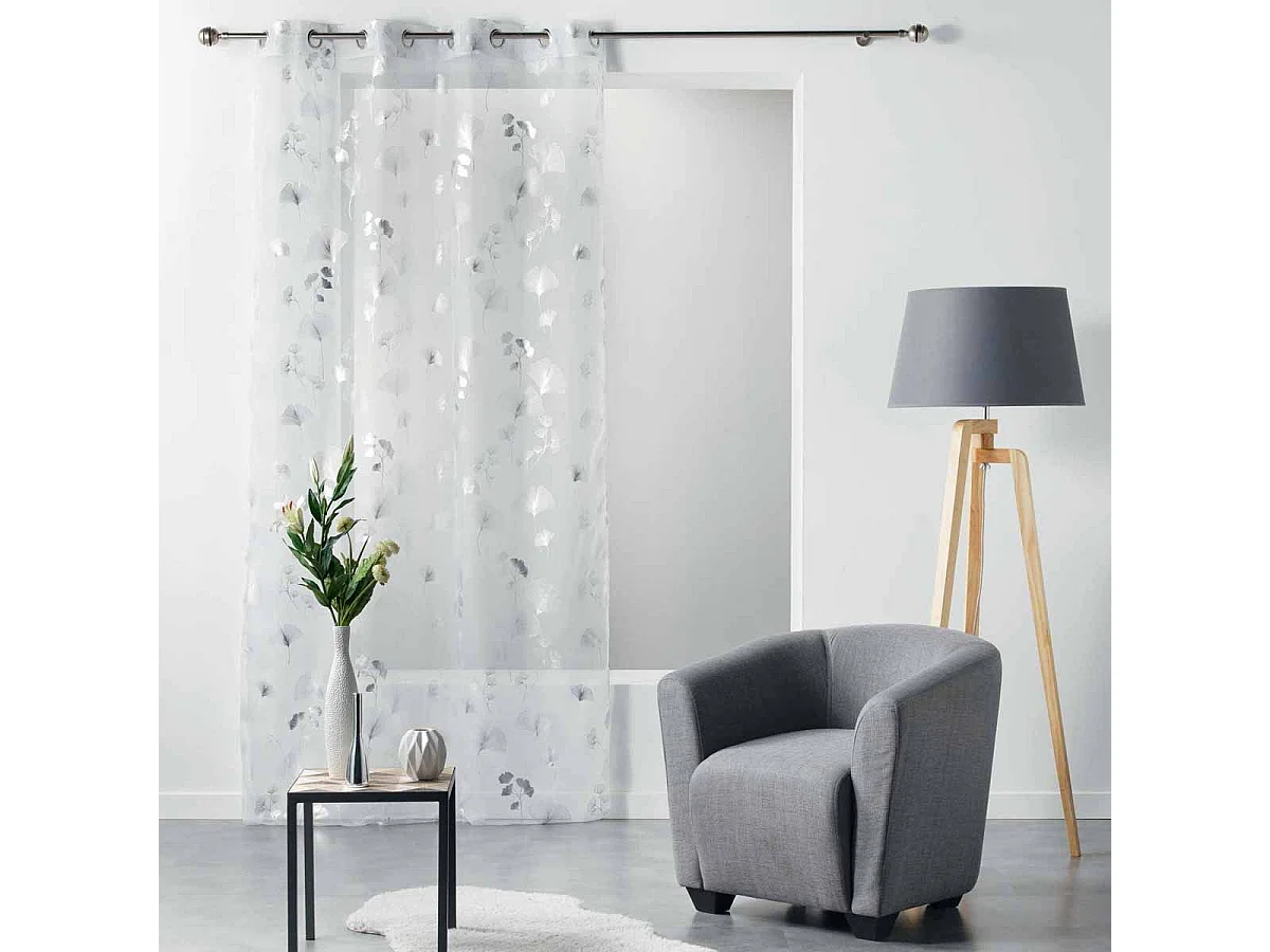 Vorhang mit Metallic-Druck