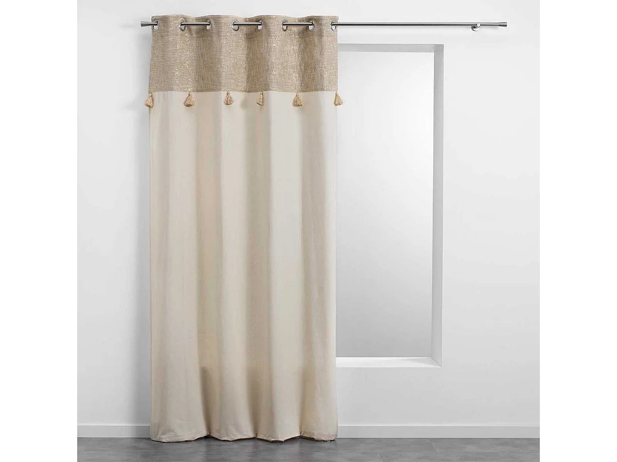 Cortina de decoración con estilo dorado 140 x 240 cm