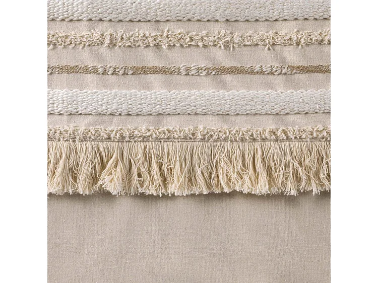 Rideau à Œillets Tissé "Atlas" 140x240cm Naturel