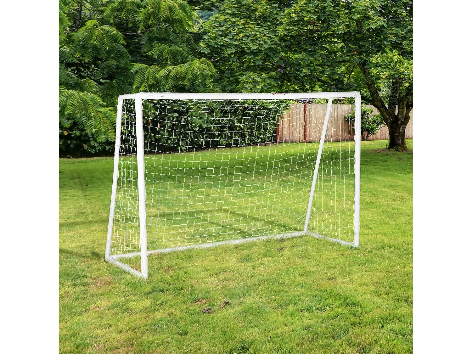 But de football cage de foot but futsal - dim. 2,4L x 0,9l x 1,8H m - PVC blanc