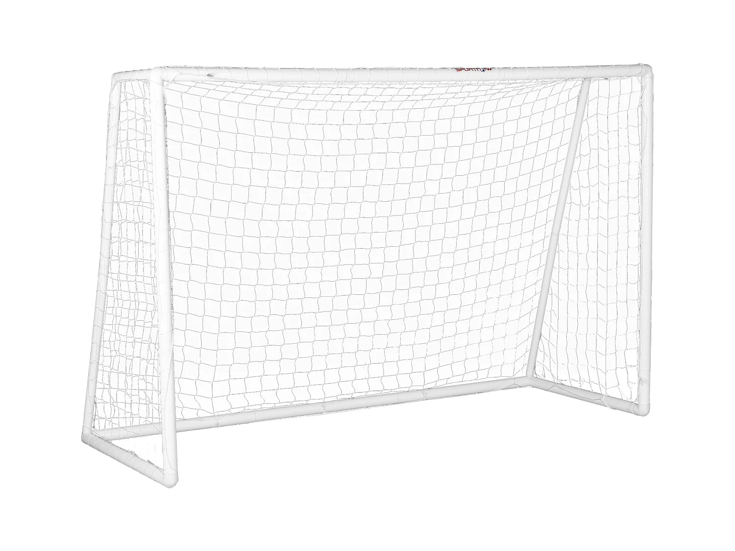 But de football cage de foot but futsal - dim. 2,4L x 0,9l x 1,8H m - PVC blanc