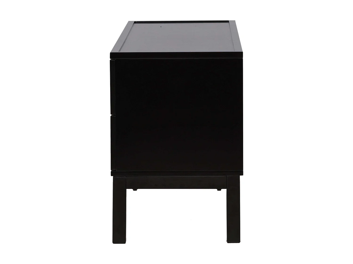 Meuble TV en médium noir Alcoa