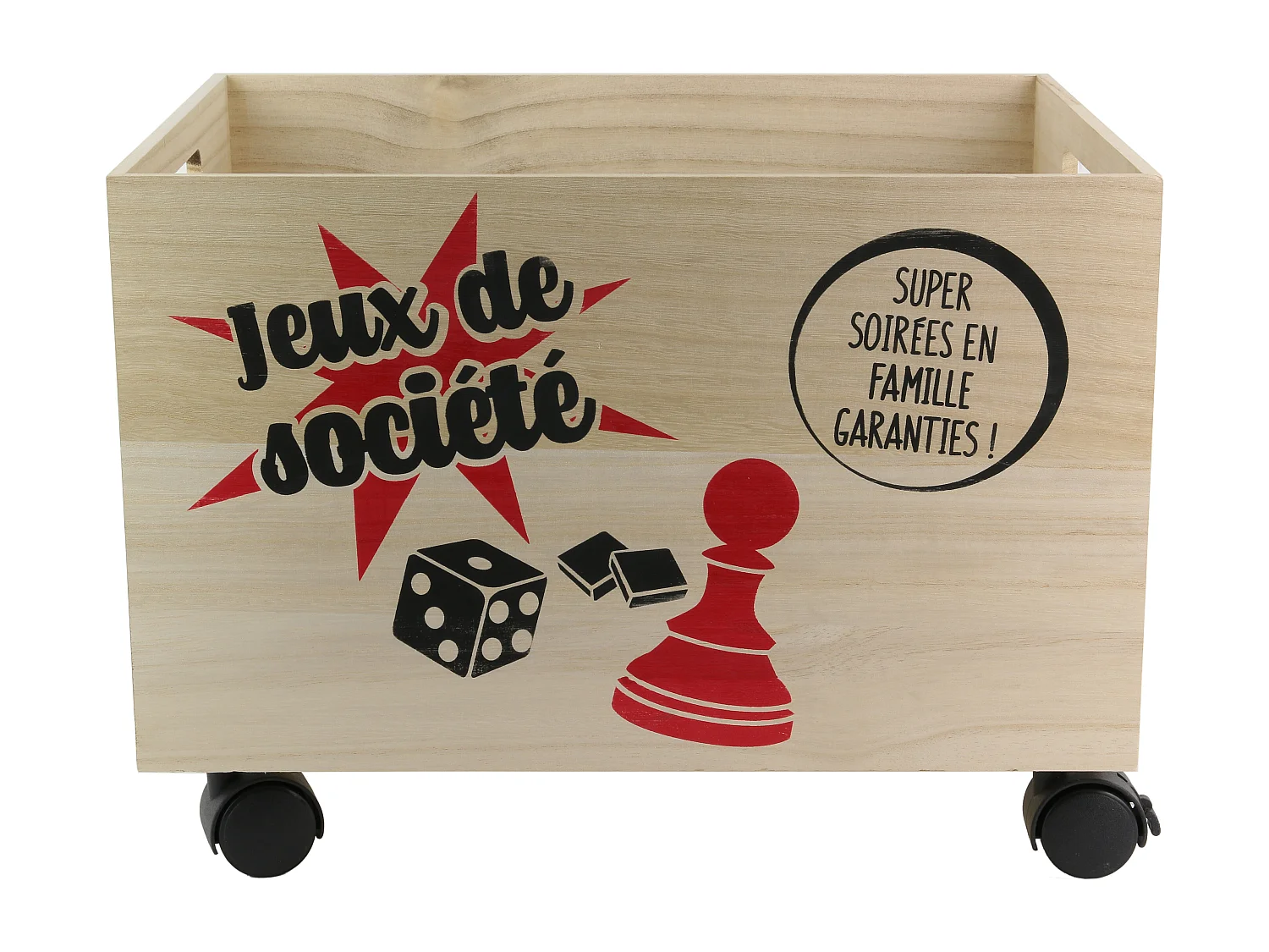 Cagette De Rangement Roulette Jeux X2