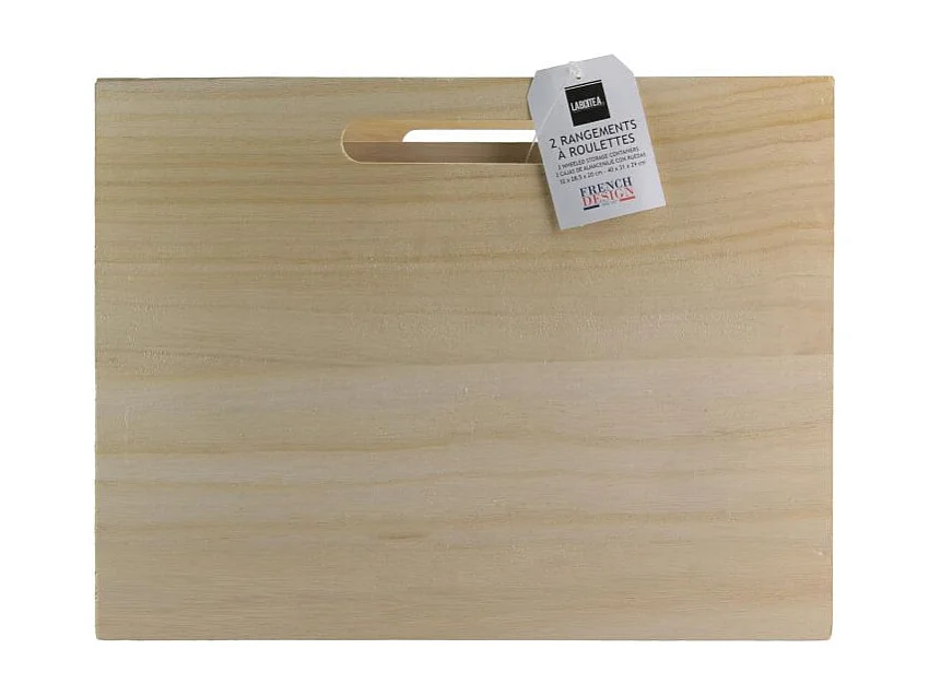 Cagette De Rangement Roulette Jeux X2