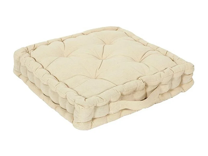 Coussin De Sol Beige 40x40cm Beige