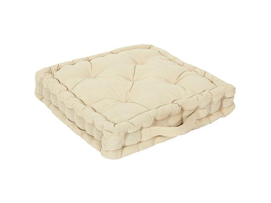 Coussin De Sol Beige 40x40cm Beige