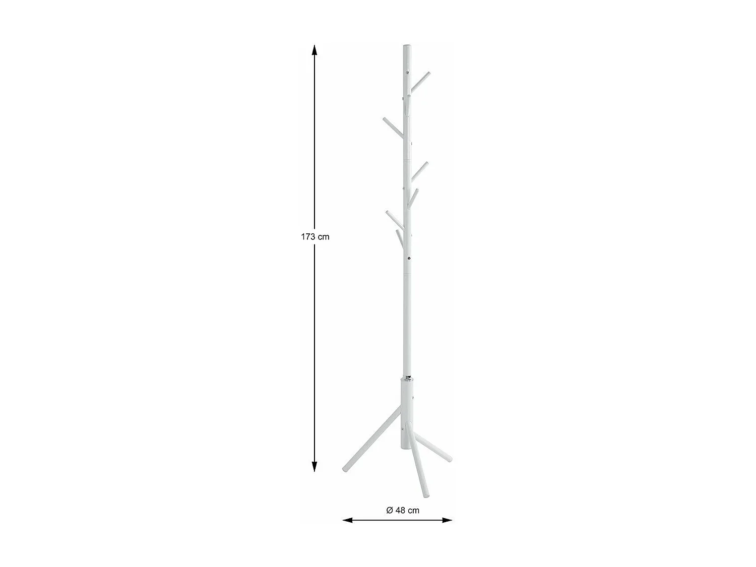 Porte manteau en métal - H173 cm