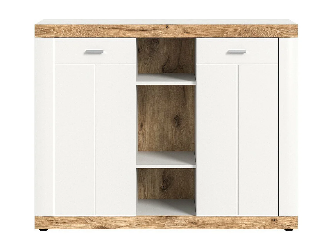 Buffet haut 2 portes et 3 niches H131 cm - LAREDO