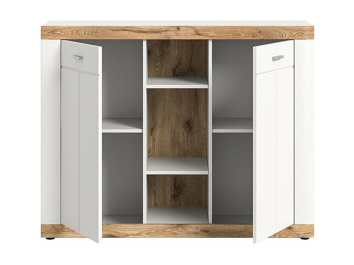 Buffet haut 2 portes et 3 niches H131 cm - LAREDO