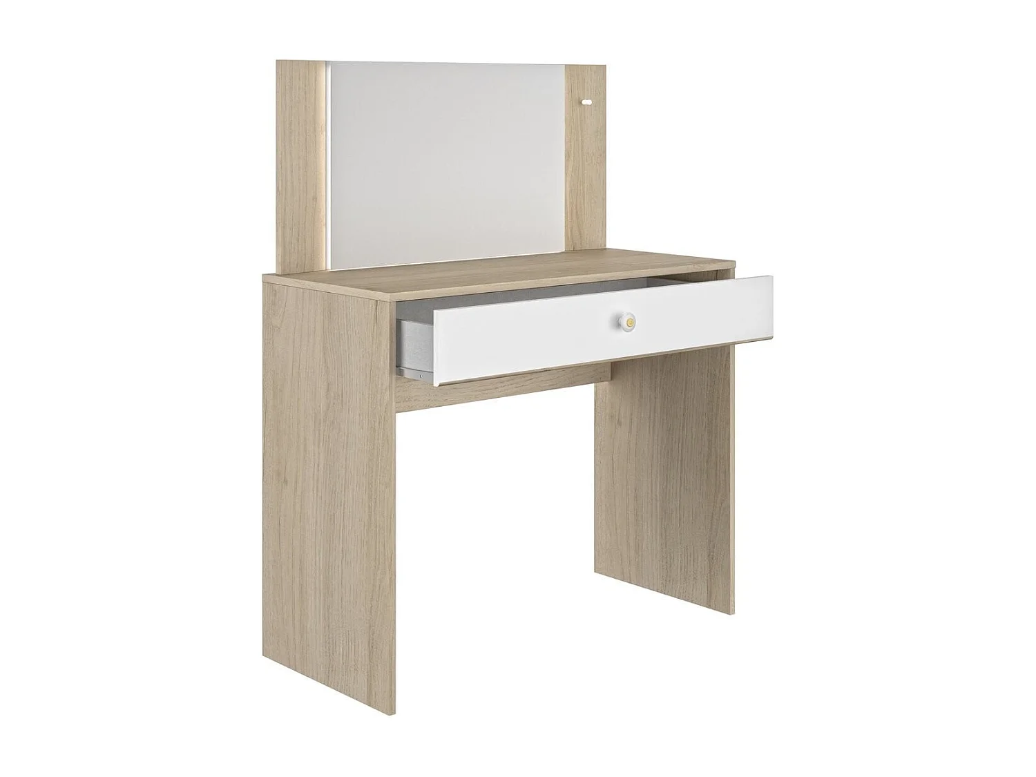 Coiffeuse avec 1 tiroir de rangement L94 cm - MAKEUP