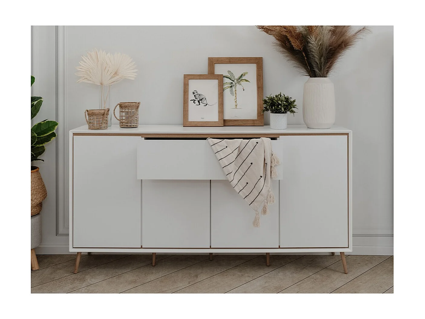 Credenza a 4 ante e 1 cassetto L175 cm - ARONA