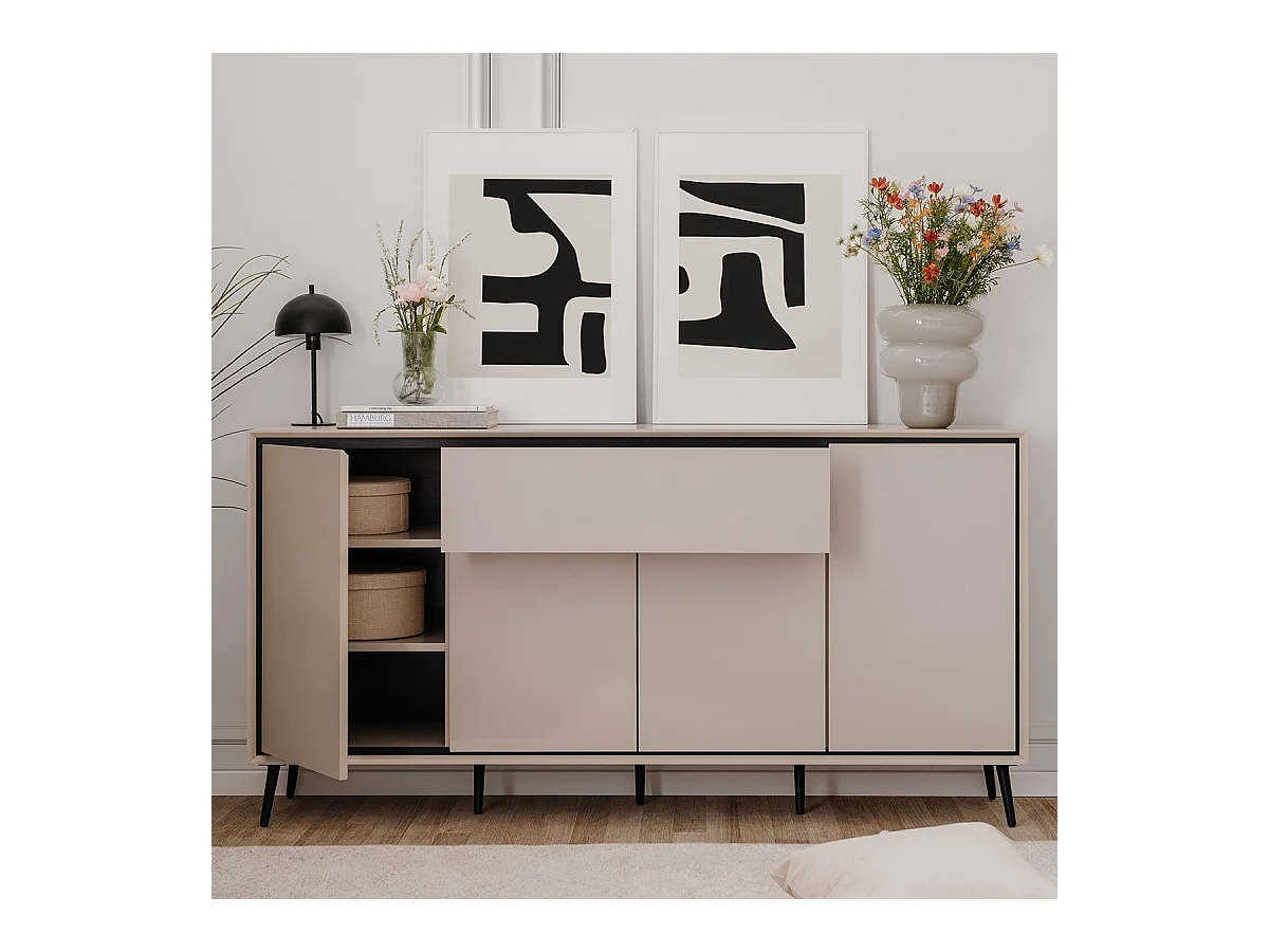 Buffet 4 Portes et 1 Tiroir L175 cm - ARONA