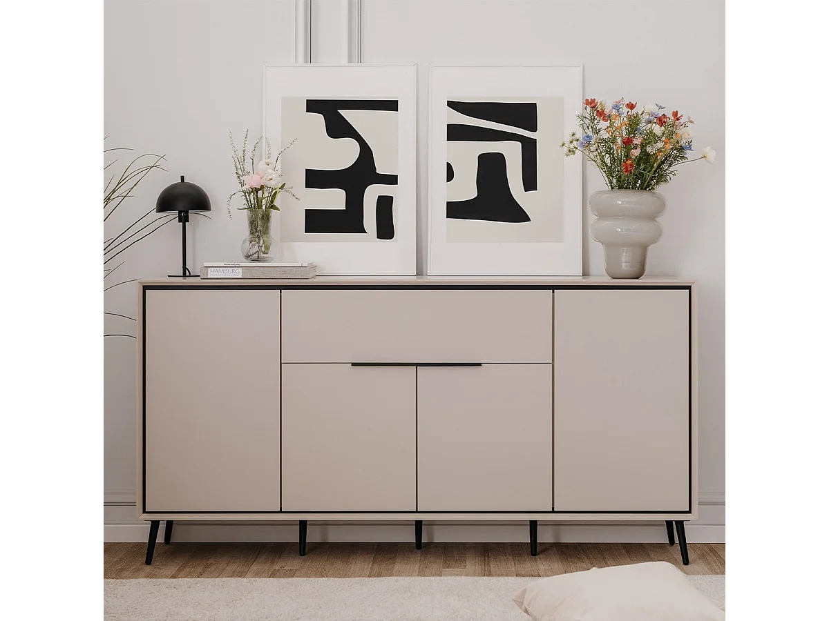 Buffet 4 Portes et 1 Tiroir L175 cm - ARONA