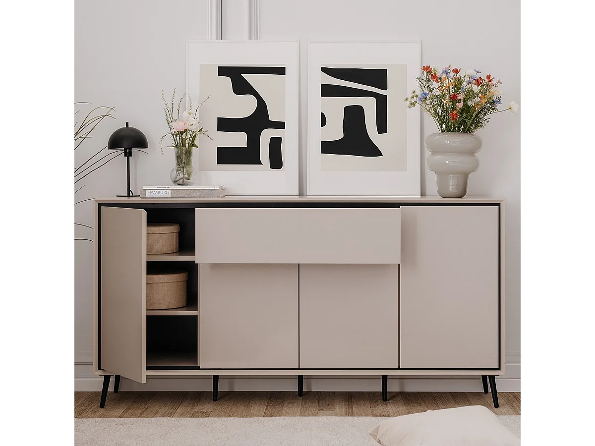 Buffet 4 Portes et 1 Tiroir L175 cm - ARONA