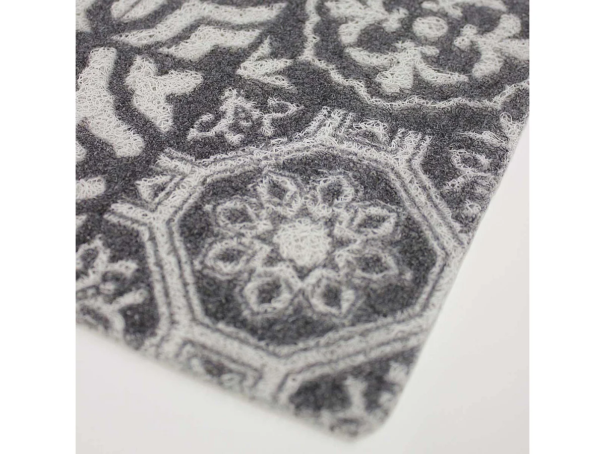 Tapis d'Entrée "Lisbonne" 45x75cm Gris