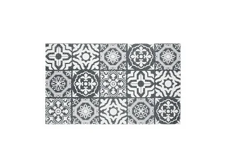 Tapis d'Entrée "Lisbonne" 45x75cm Gris