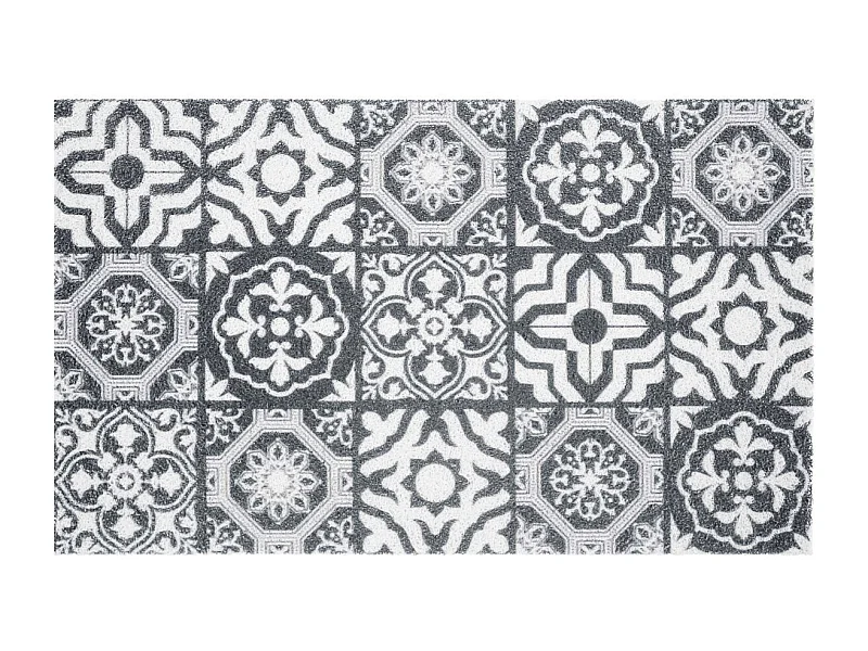 Tapis d'Entrée "Lisbonne" 45x75cm Gris