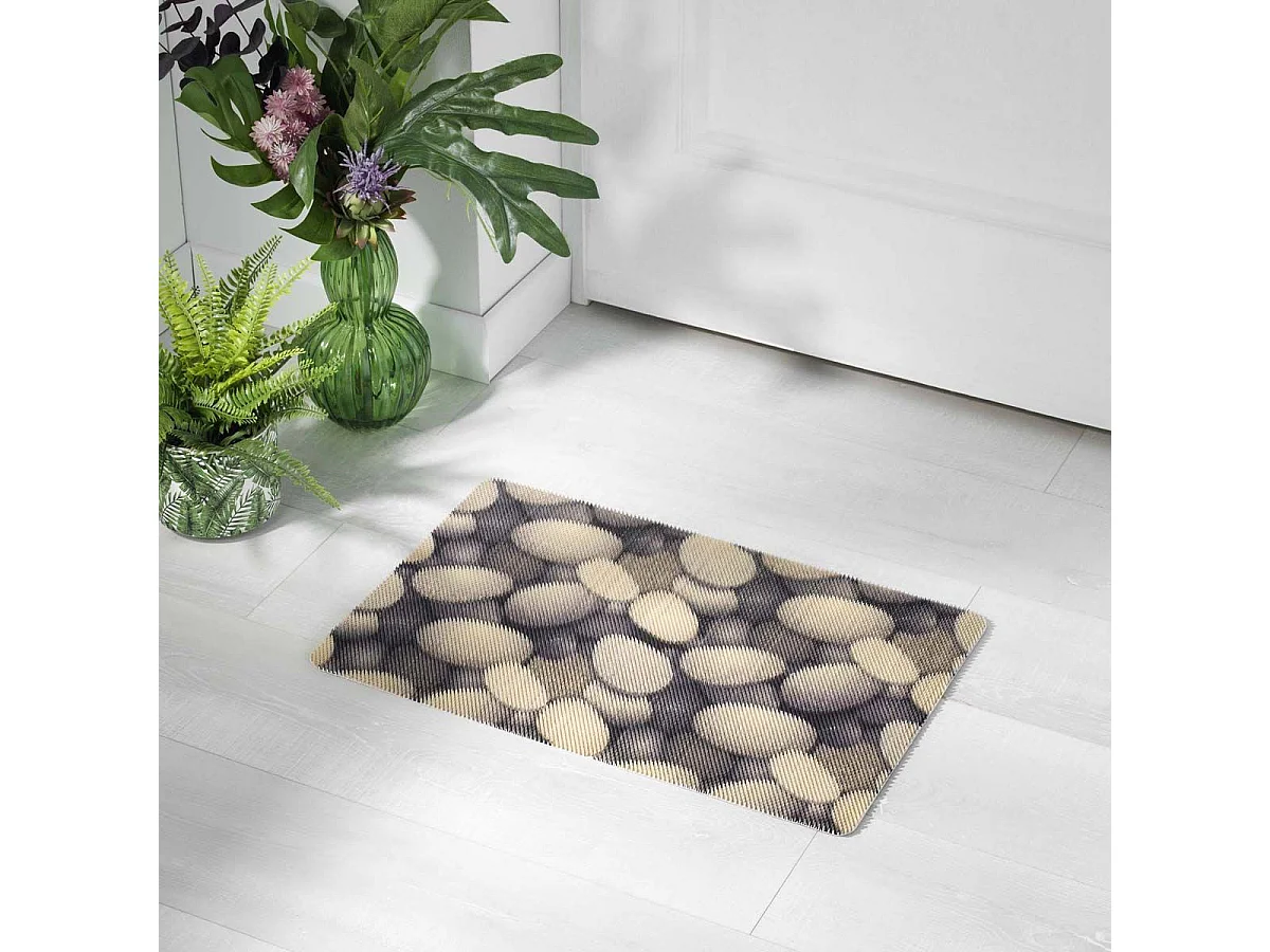 Tapis d'Entrée Grattoir "Rivera" 40x60cm Naturel