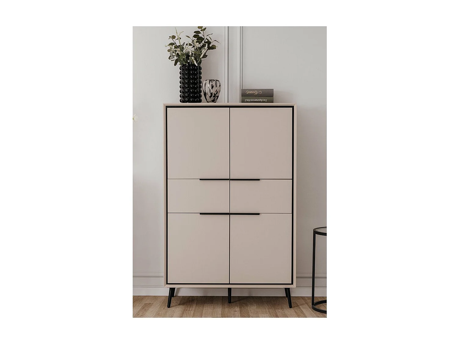 Buffet Haut 4 Portes et  2 Tiroirs H140 cm - ARONA