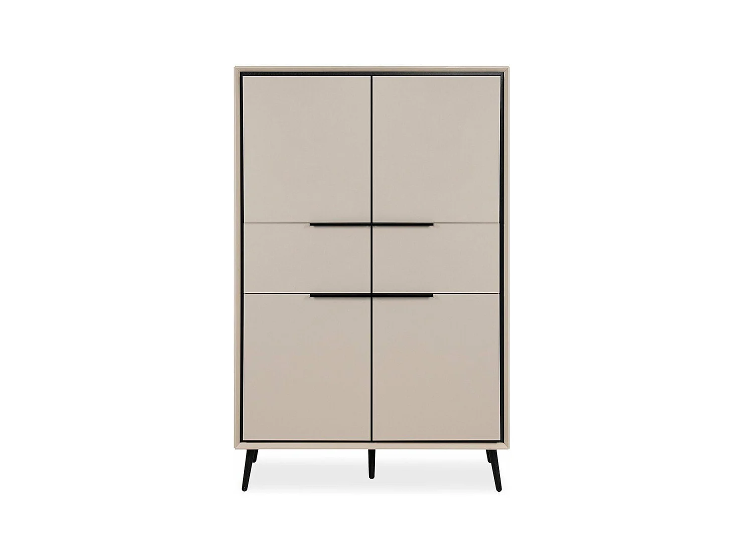 Buffet Haut 4 Portes et  2 Tiroirs H140 cm - ARONA