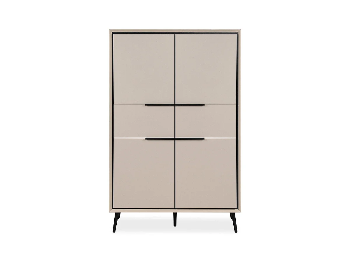 Buffet Haut 4 Portes et  2 Tiroirs H140 cm - ARONA