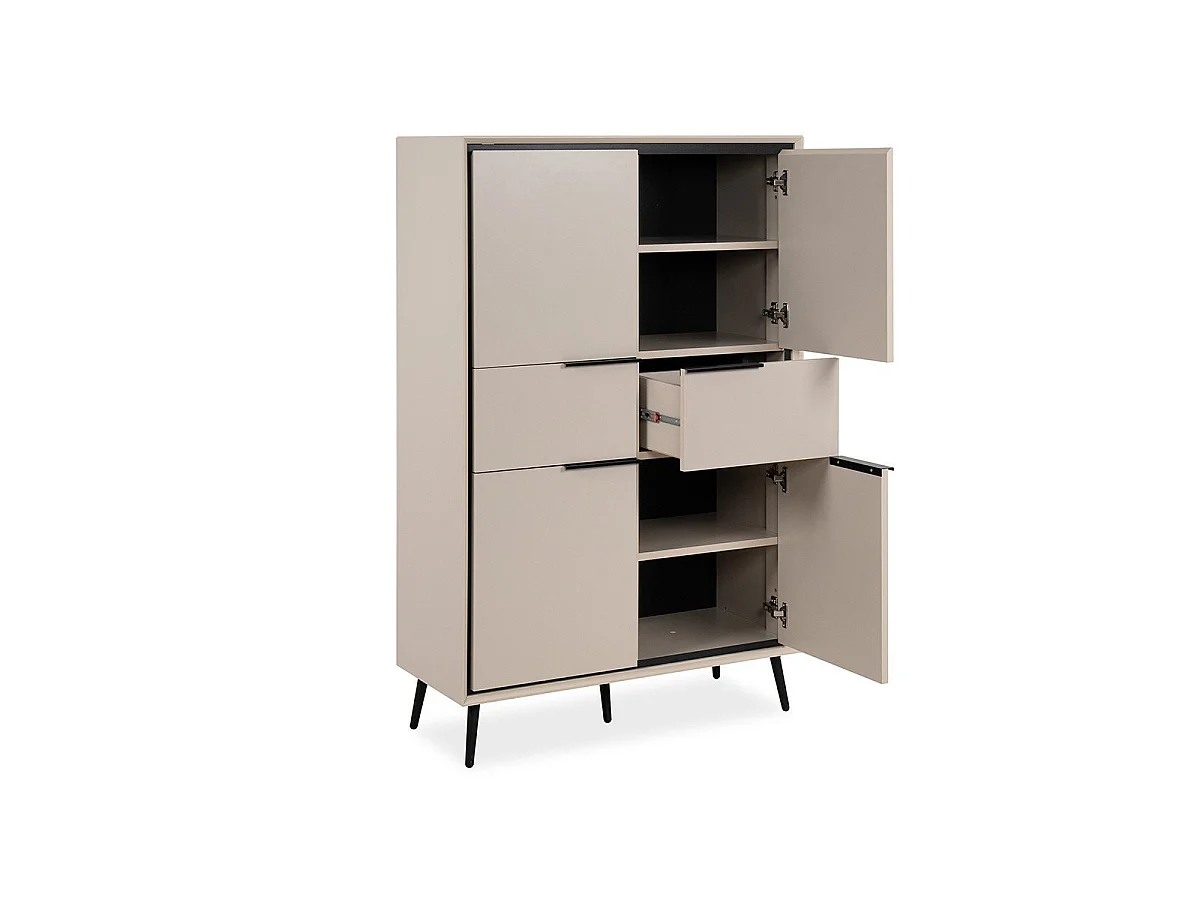 Buffet Haut 4 Portes et  2 Tiroirs H140 cm - ARONA
