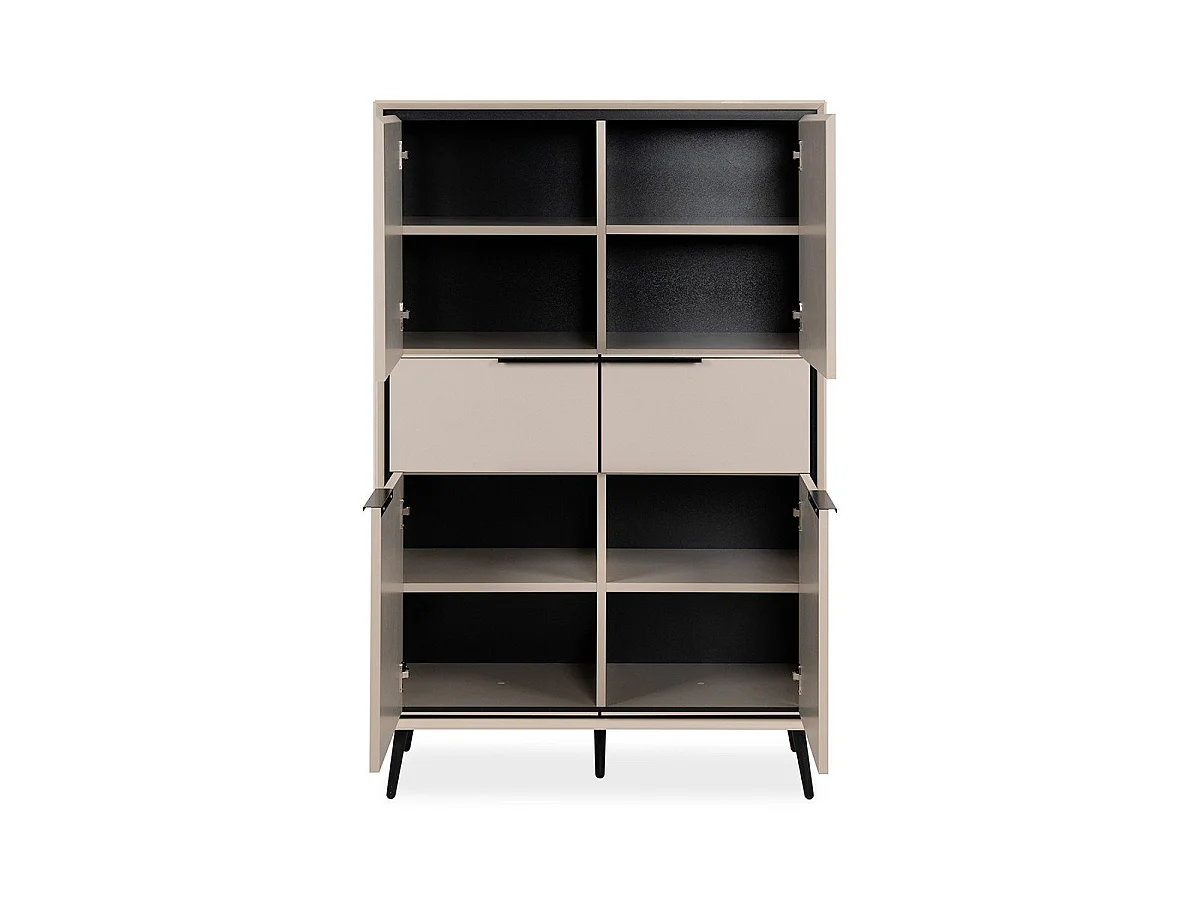 Buffet Haut 4 Portes et  2 Tiroirs H140 cm - ARONA