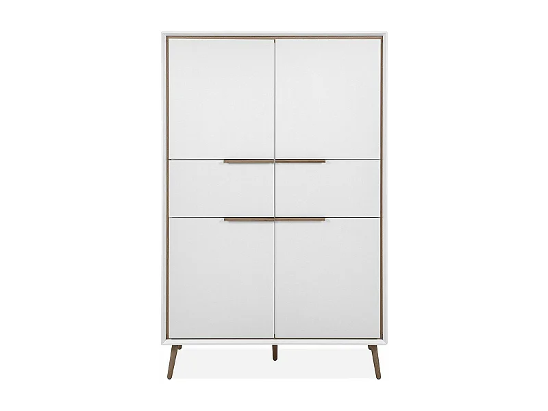 Hochschrank 4 Türen und 2 Schubladen H140 cm - ARONA